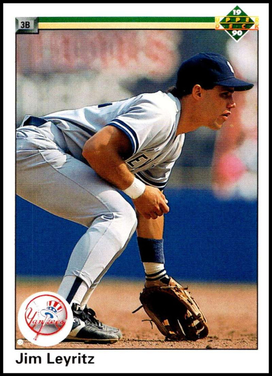 1990 Upper Deck #723 Jim Leyritz VG RC Rookie New York Yankees 