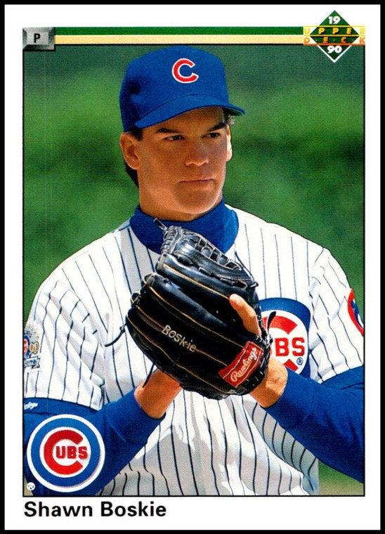 1990 Upper Deck #722 Shawn Boskie VG RC Rookie Chicago Cubs 