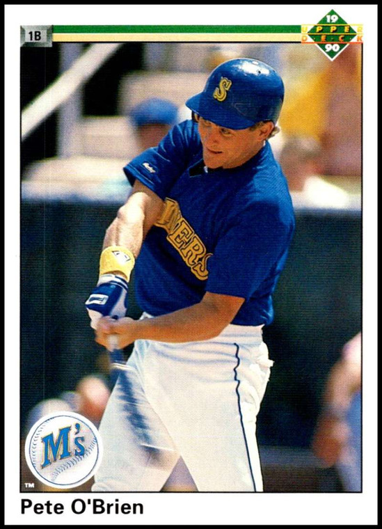 1990 Upper Deck #719 Pete O'Brien VG Seattle Mariners 