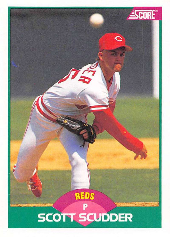 1989 Score Rookie/Traded #99T Scott Scudder VG RC Rookie Cincinnati Reds 