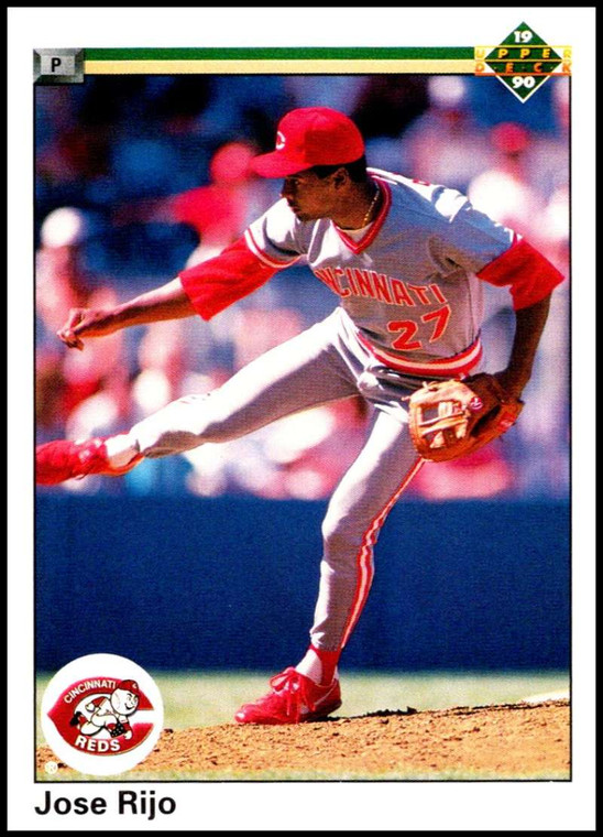 1990 Upper Deck #216 Jose Rijo VG Cincinnati Reds 