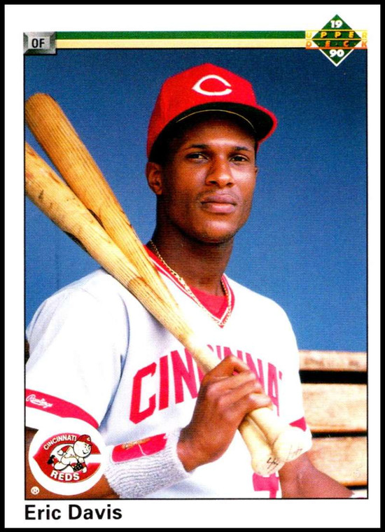 1990 Upper Deck #116 Eric Davis VG Cincinnati Reds 