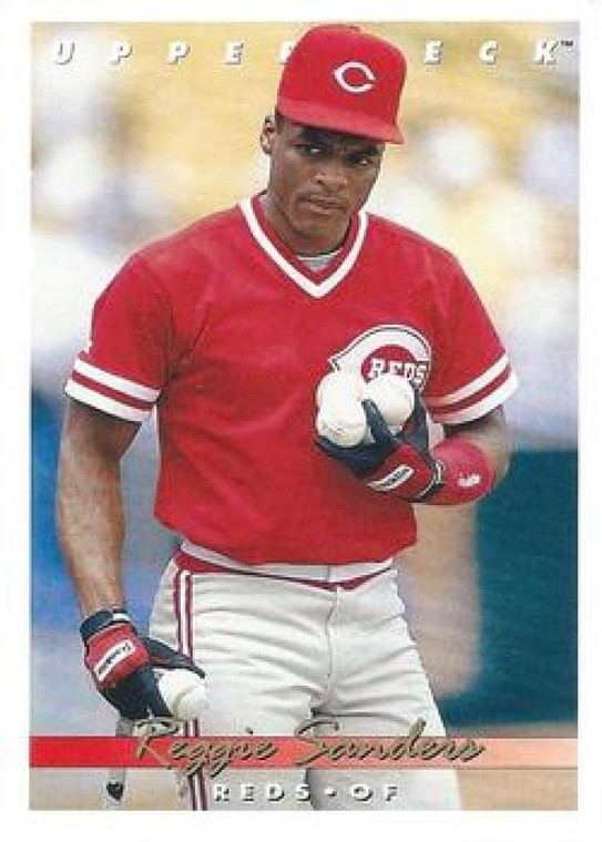 1993 Upper Deck #354 Reggie Sanders VG Cincinnati Reds 