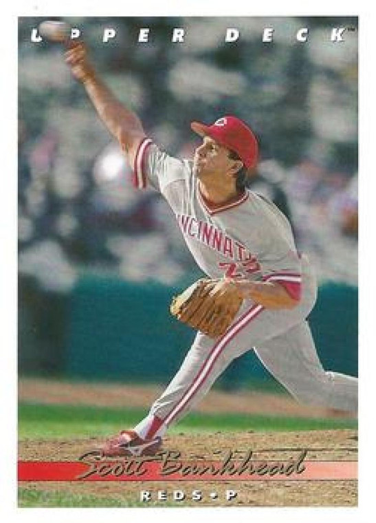 1993 Upper Deck #329 Scott Bankhead VG Cincinnati Reds 