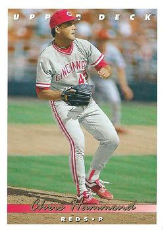 1993 Upper Deck #216 Chris Hammond VG Cincinnati Reds 