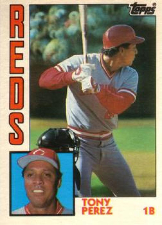 1984 Topps Traded #91T Tony Perez VG Cincinnati Reds 