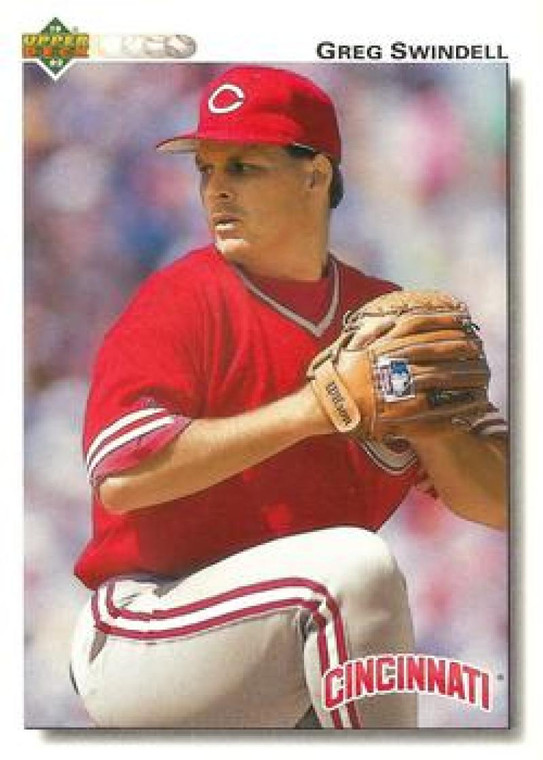 1992 Upper Deck #765 Greg Swindell VG Cincinnati Reds 