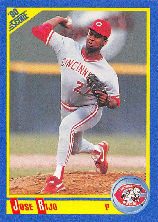 1990 Score #511 Jose Rijo VG Cincinnati Reds 