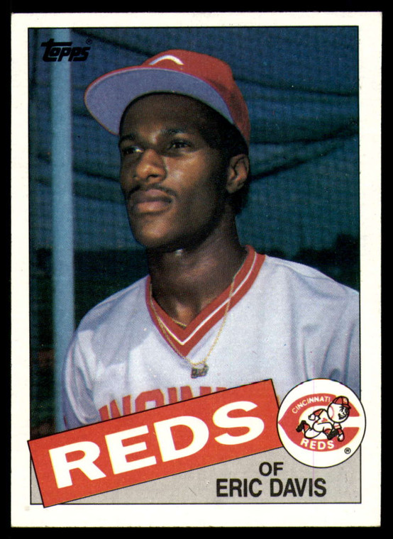 1985 Topps #627 Eric Davis VG RC Rookie Cincinnati Reds 