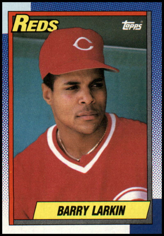 1990 Topps #10 Barry Larkin VG Cincinnati Reds 