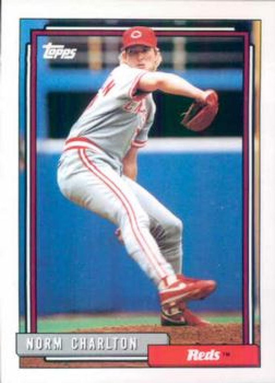 1992 Topps #649 Norm Charlton VG Cincinnati Reds 