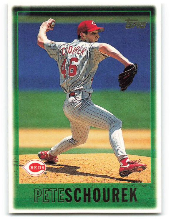 1997 Topps #349 Pete Schourek VG  Cincinnati Reds 