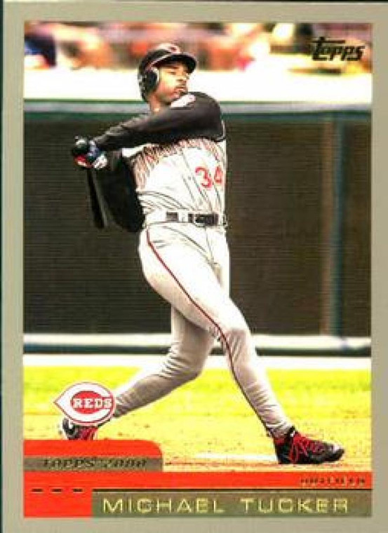 2000 Topps #304 Michael Tucker VG Cincinnati Reds 