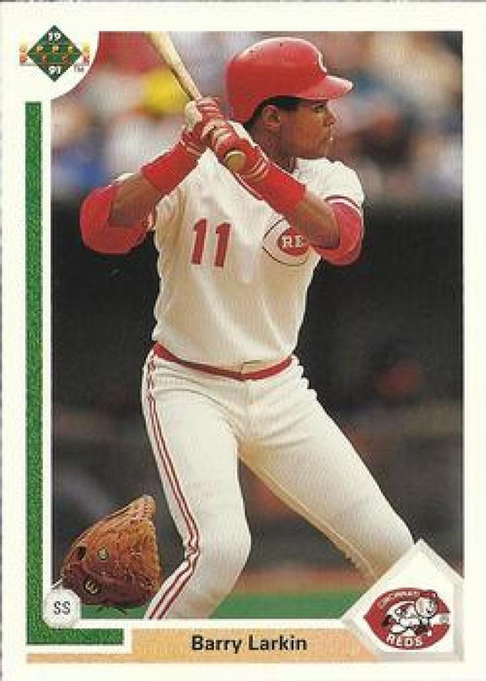 1991 Upper Deck #353 Barry Larkin VG Cincinnati Reds 