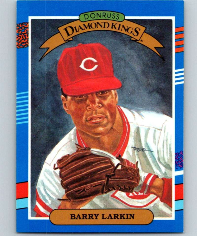 1991 Donruss #5 Barry Larkin DK VG Cincinnati Reds 