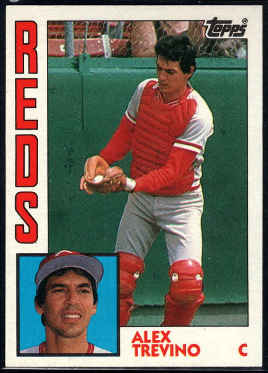 SOLD 20556 1984 Topps #242 Alex Trevino VG Cincinnati Reds 