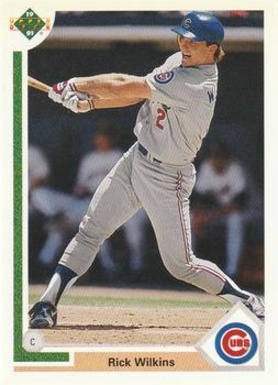 1991 Upper Deck Final Edition #46F Rick Wilkins NM-MT RC Rookie Chicago Cubs 