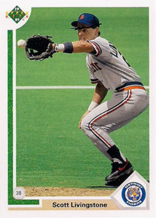 1991 Upper Deck Final Edition #53F Scott Livingstone NM-MT RC Rookie Detroit Tigers 
