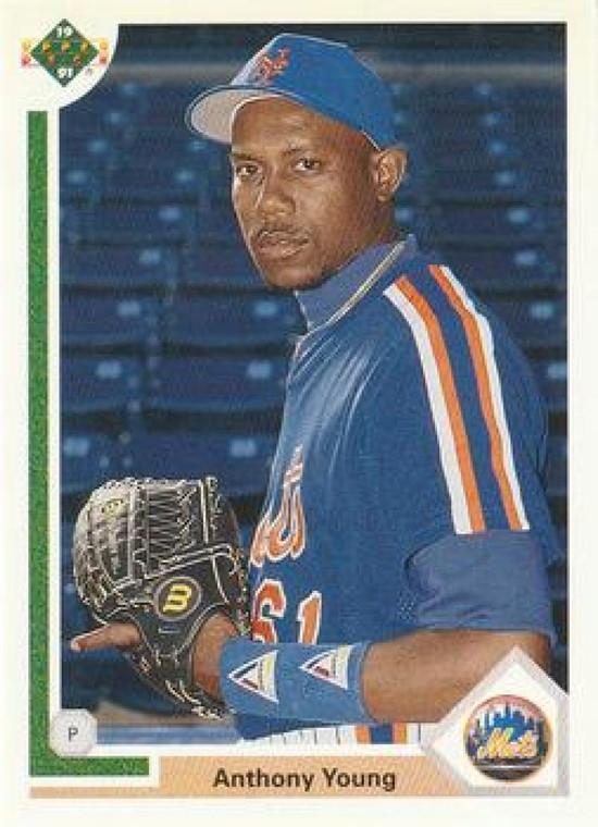 1991 Upper Deck Final Edition #65F Anthony Young NM-MT RC Rookie New York Mets 