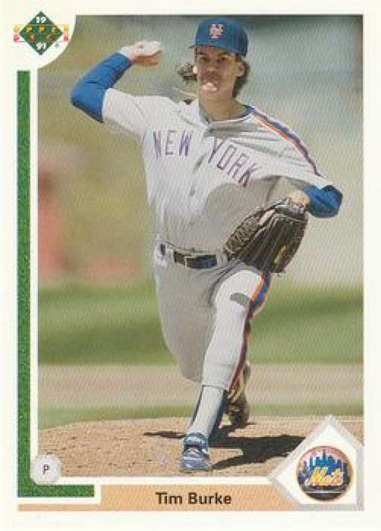 1991 Upper Deck Final Edition #70F Tim Burke NM-MT New York Mets 