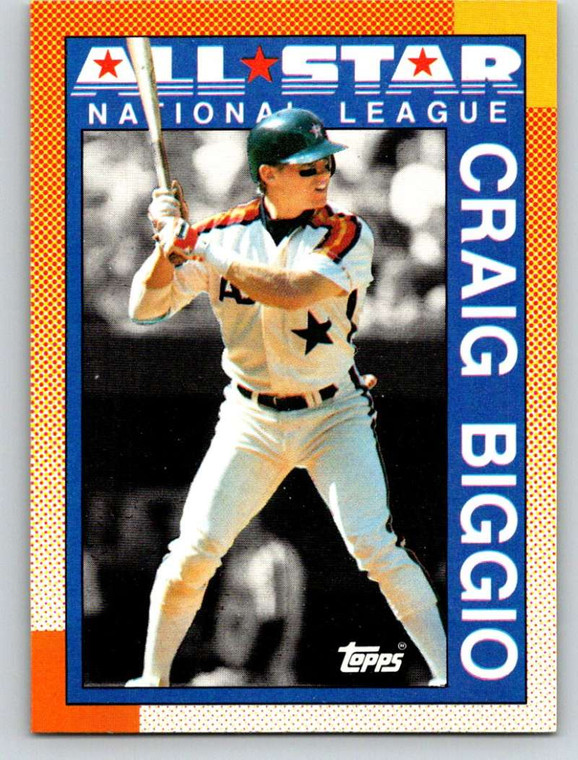 1990 Topps #404 Craig Biggio AS VG Houston Astros 