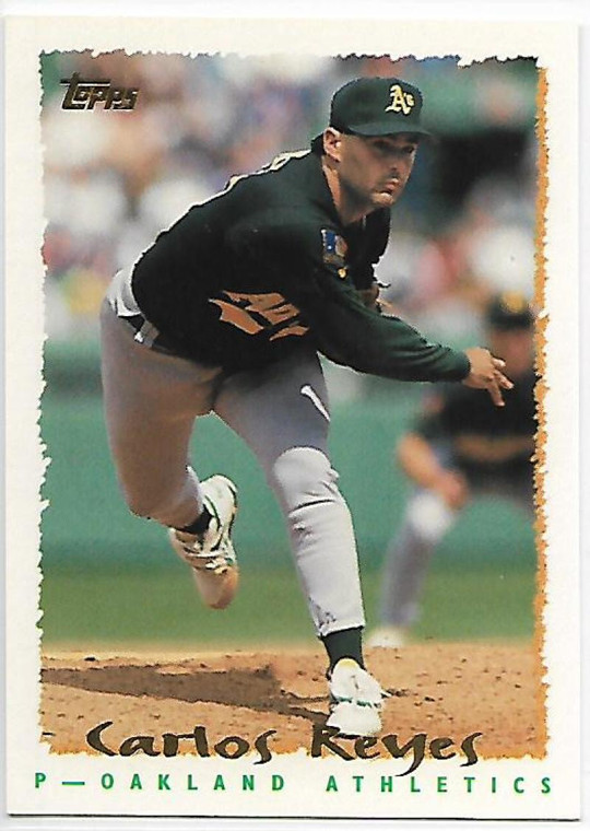 1995 Topps #72 Carlos Reyes VG  Oakland Athletics 