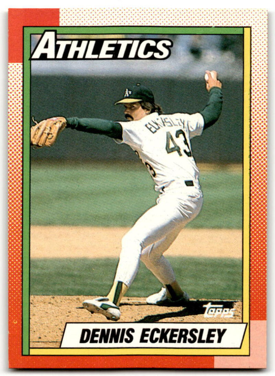 1990 Topps #670 Dennis Eckersley VG Oakland Athletics 