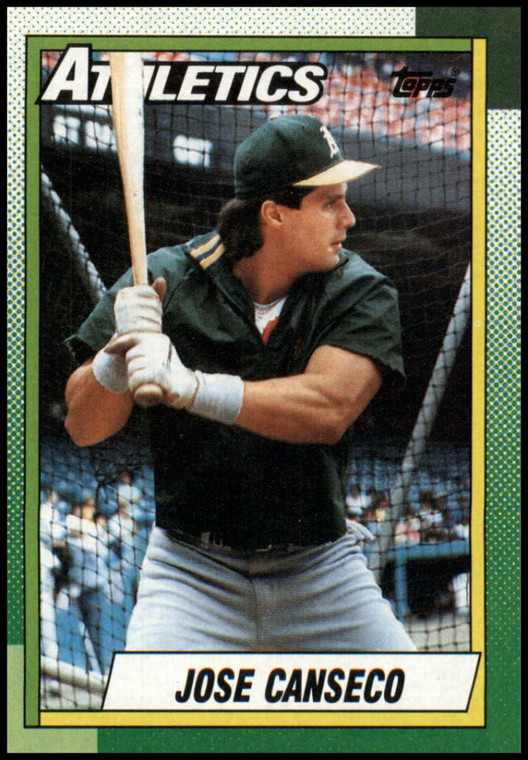 1990 Topps #250 Jose Canseco VG Oakland Athletics 