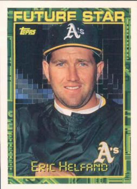 1994 Topps #363 Eric Helfand VG RC Rookie Oakland Athletics 