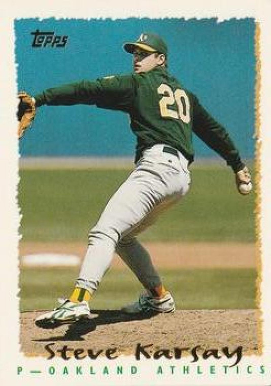 1995 Topps #569 Steve Karsay VG  Oakland Athletics 