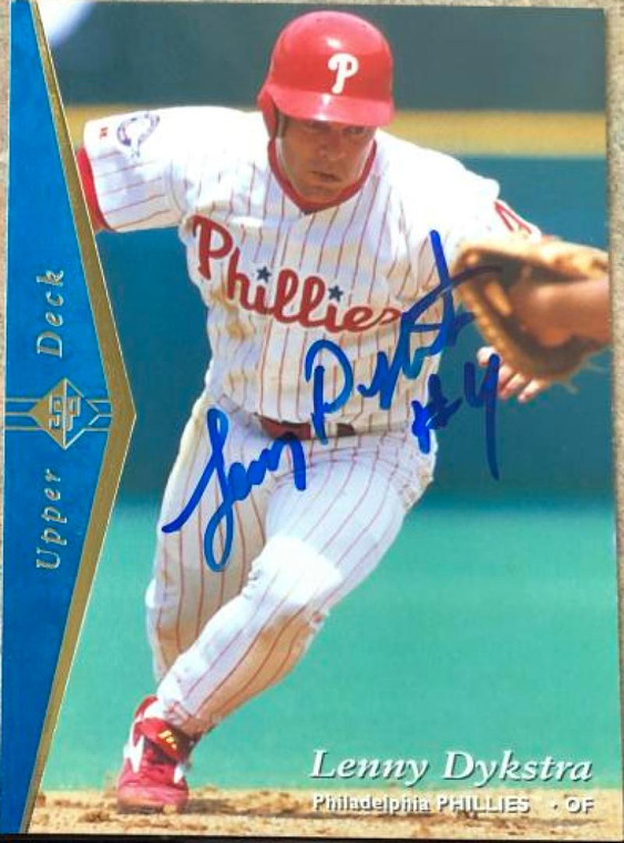 Lenny Dykstra Autographed 1995 SP #87