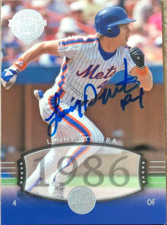 Lenny Dykstra Autographed 2004 Upper Deck Legends Timeless Teams #260