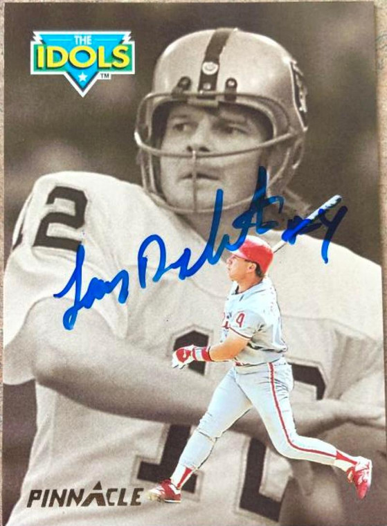 SOLD 87111 Lenny Dykstra Autographed 1993 Pinnacle #477