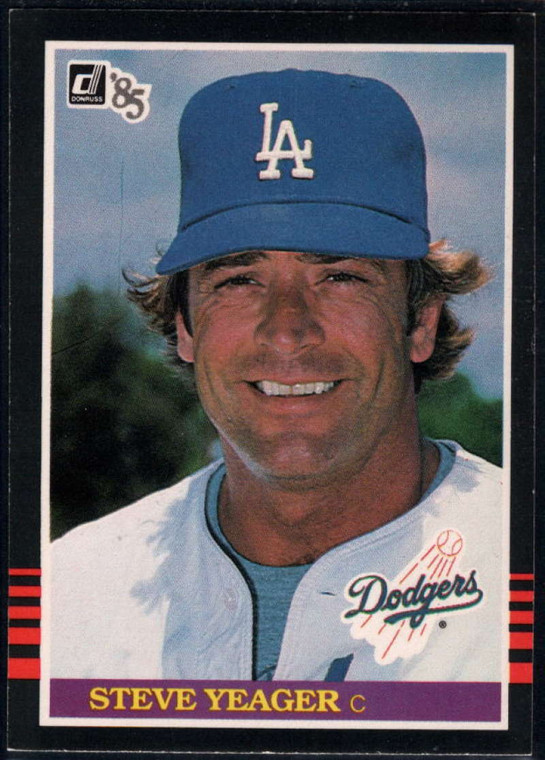 1985 Donruss #519 Steve Yeager VG Los Angeles Dodgers 