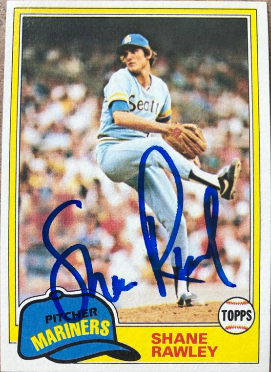 Shane Rawley Autographed 1981 Topps #423