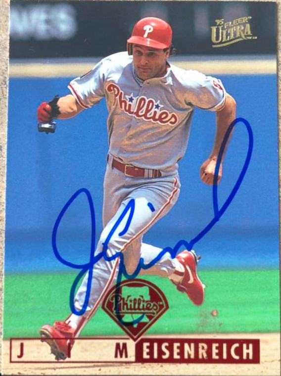 Jim Eisenreich Autographed 1995 Fleer Ultra #204