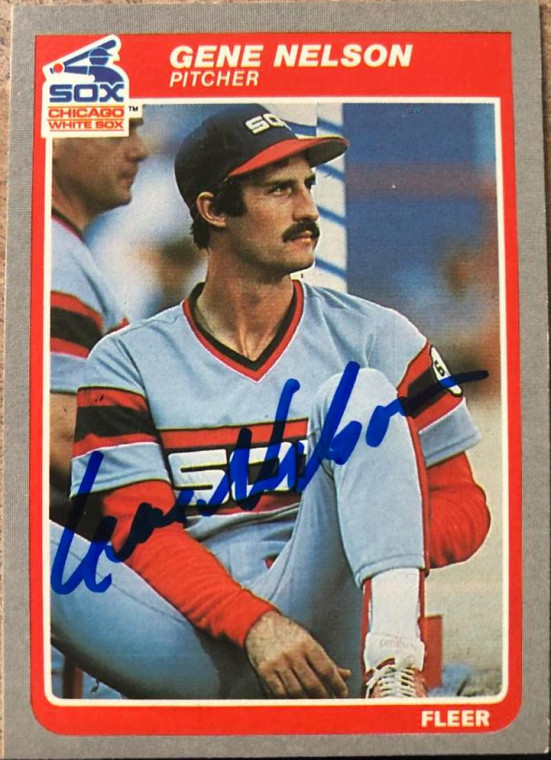 Gene Nelson Autographed 1985 Fleer #522