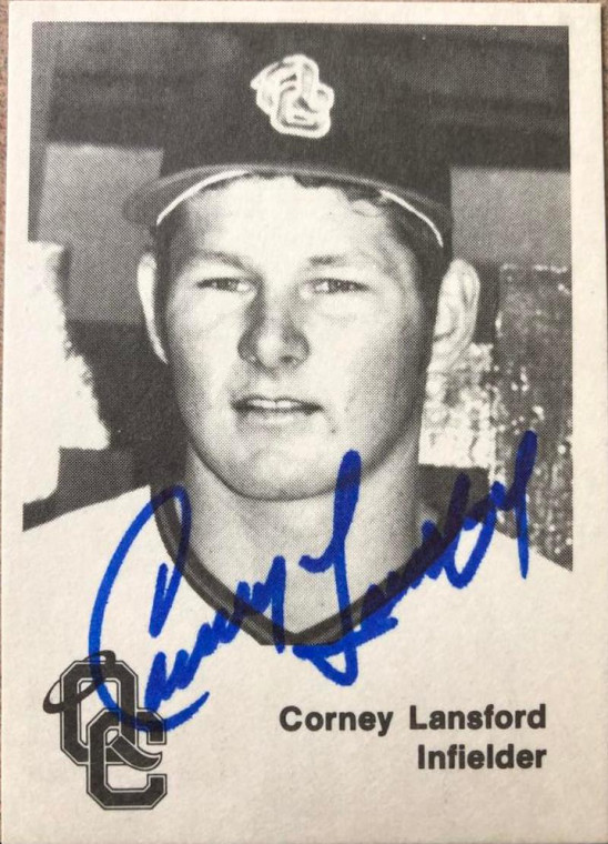 Carney Lansford Autographed 1976 TCMA Quad City Angels #18