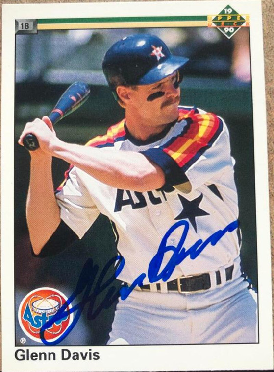 Glenn Davis Autographed 1990 Upper Deck #245