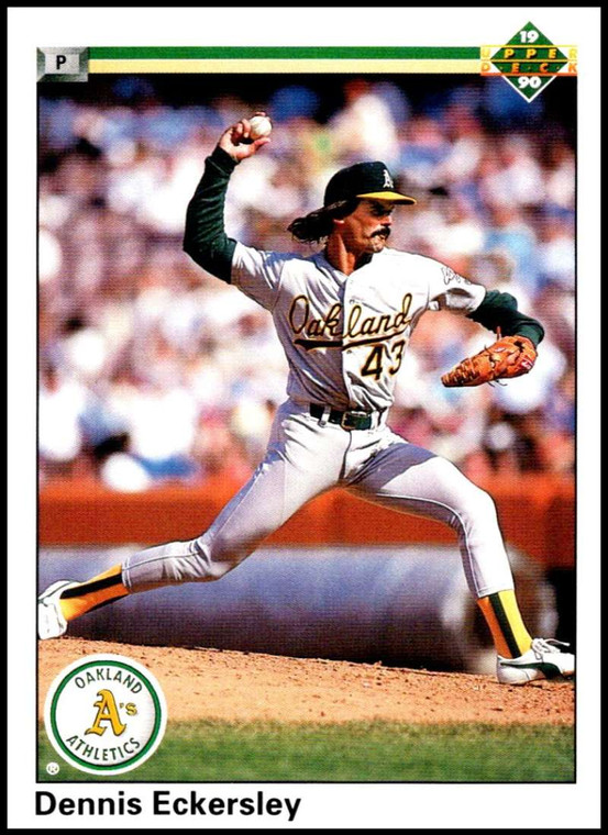 1990 Upper Deck #513 Dennis Eckersley VG Oakland Athletics 