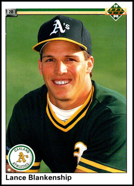 1990 Upper Deck #687 Lance Blankenship VG Oakland Athletics 