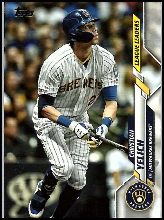2020 Topps #143 Christian Yelich NM-MT Milwaukee Brewers 