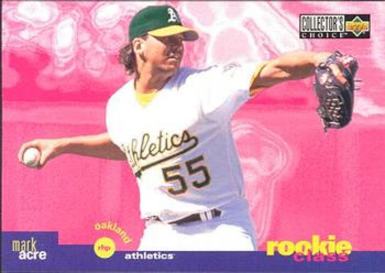 1995 Collector's Choice #18 Mark Acre VG Oakland Athletics 