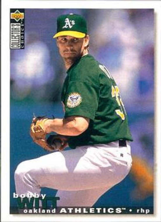 1995 Collector's Choice #123 Bobby Witt VG Oakland Athletics 