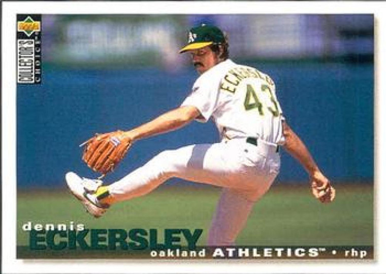 1995 Collector's Choice #134 Dennis Eckersley VG Oakland Athletics 