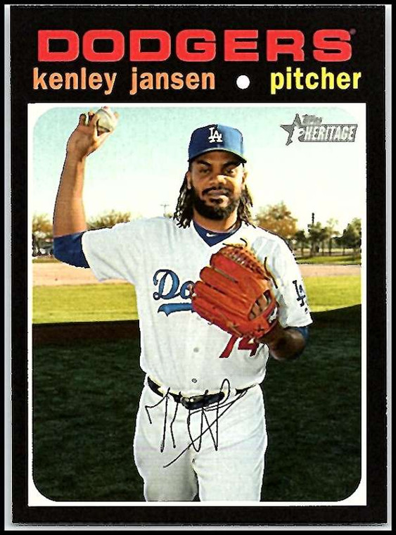 2020 Topps Heritage #36 Kenley Jansen NM-MT Los Angeles Dodgers 