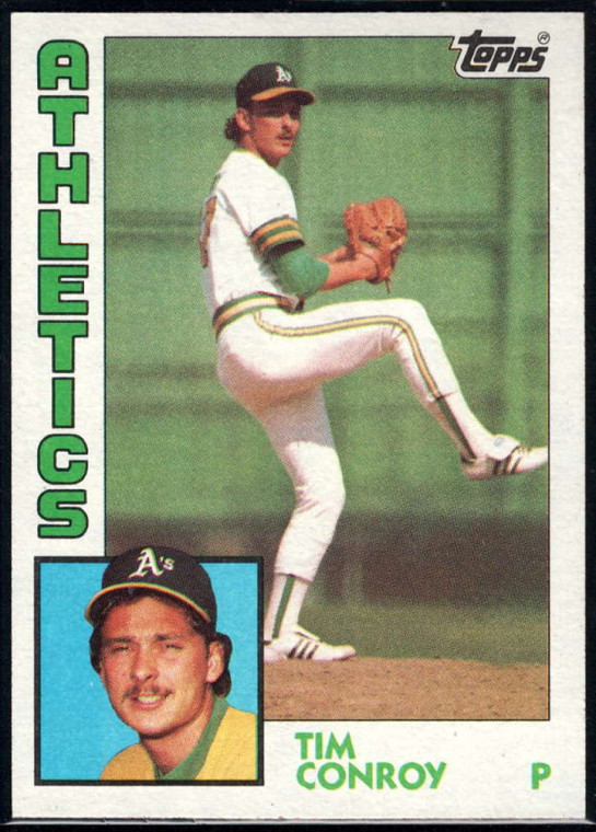 1984 Topps #189 Tim Conroy VG RC Rookie Oakland Athletics 