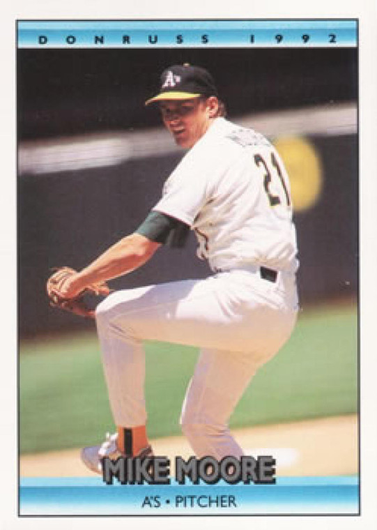 SOLD 50826 1992 Donruss #337 Mike Moore VG Oakland Athletics 