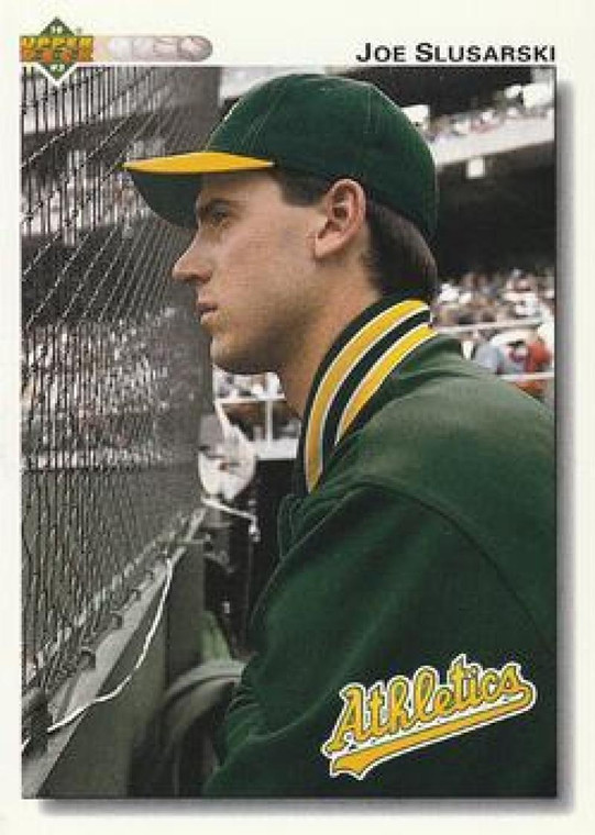 1992 Upper Deck #663 Joe Slusarski VG Oakland Athletics 