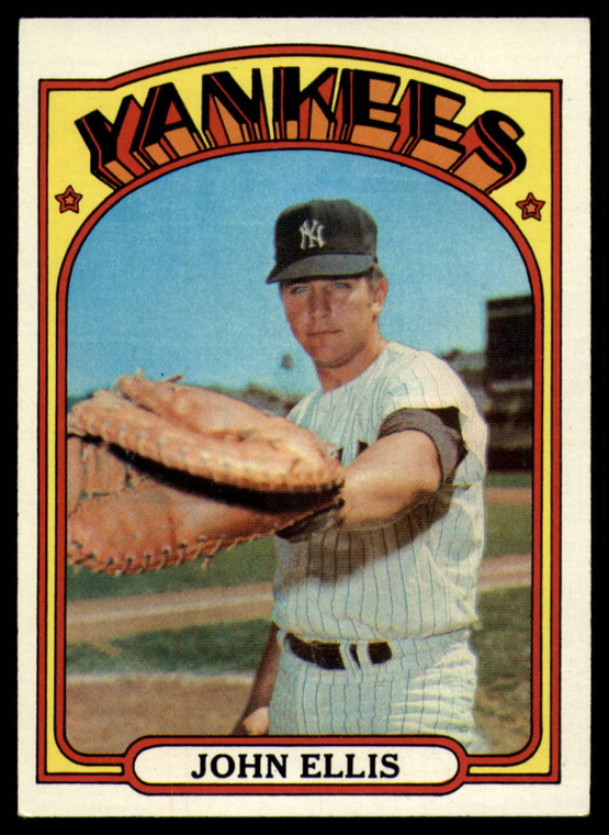 1972 Topps #47 John Ellis VG New York Yankees 